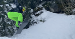 Fotečka mě na snowboardu