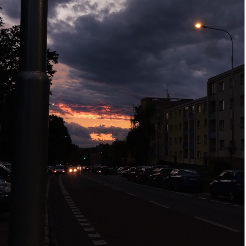 západ slunce